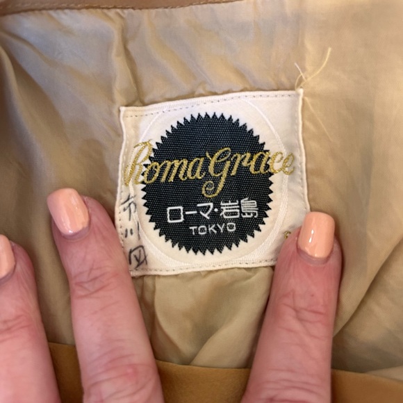 Rare Vintage Tokyo Designer Midi Dress | Asymmetric Button Neckline - Picture 8 of 9